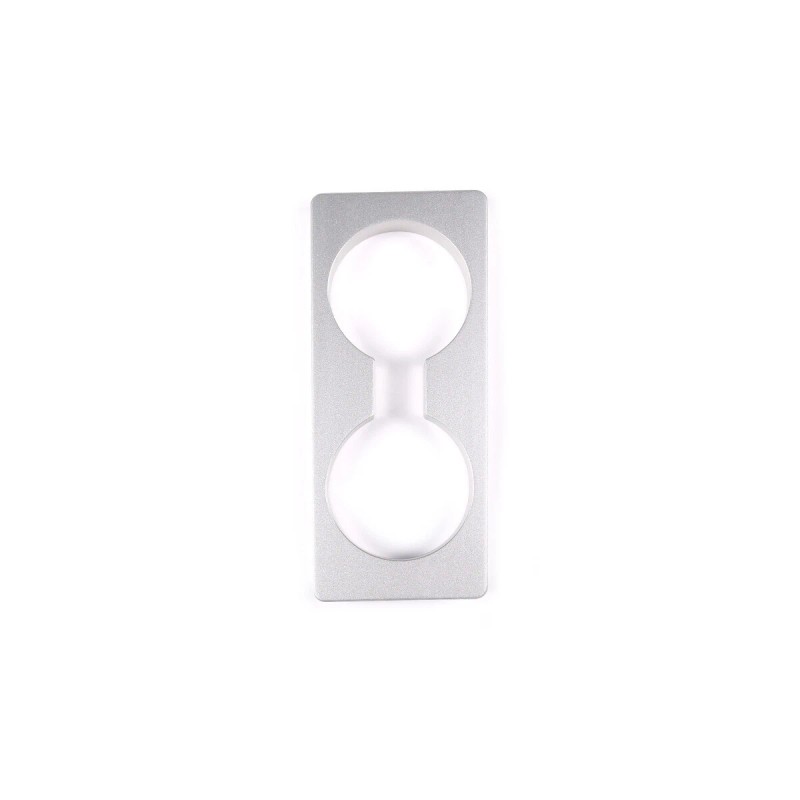 cartiangous Aluminum Interior Shifter Console Cup Holder Heighten Pad For