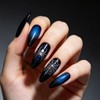 5D Embossed Silver Spider Nail Stickers