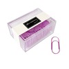 Purple Large Paper Clips, 50pcs of Durable and Rustproof Coated