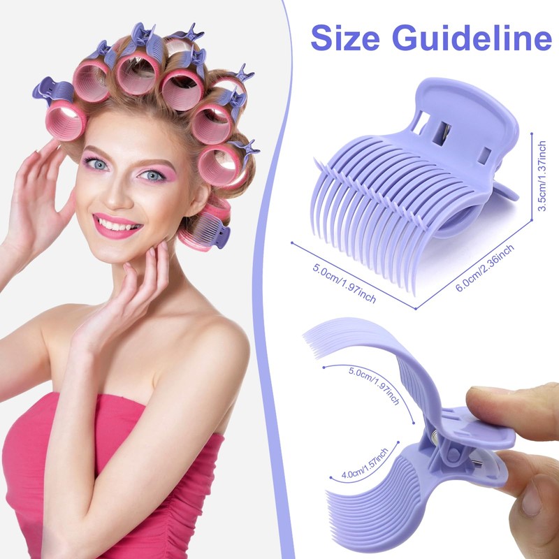 MEDOCA Hot Roller Clips -12PCS Hair Roller Clip - Replacement