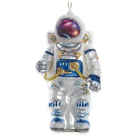Kurt S. Adler Astronaut Glass Ornament 5.5"
