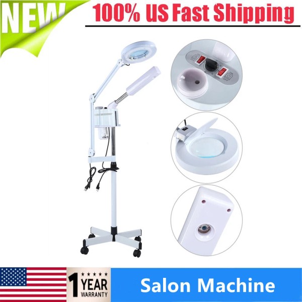Unbranded 3in1 UV Facial Steamer Cold Light LED 5X Magnifier