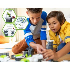 Ravensburger - Gravitrax Power - Element Connect - Elettronica- a Batteria - Circuito di Sfere - Gioco di Costruzione Creativo - Percorso di Sfere da Costruire - da 8 Anni - Versione Francese - 27469