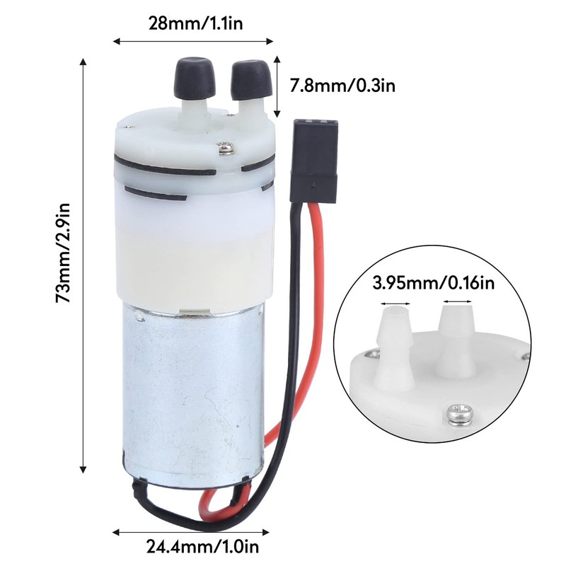 3‑6V Water Cooling Pump RC 370 Water Pump Equipped With
