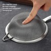 SUNWUKIN SUNWUKIN 304 Stainless Steel Fine Mesh Strainers for Kitchen,