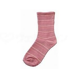 Women's Elastic without Pattern, Non Slip Socks (Border) , , , safety pink,