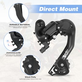 MEGHNA 8/9 Speed Bicycle Rear Derailleur/Bicycle Derailleur Suitable for Outdoor Mountain Bike (8/9 Speed)