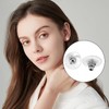 100 Pcs Clear Earring Backs, Plastic Earring Back, Arring Back