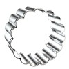 Fluted Round Cookie Cutter Set Large - 5 Inch, 4