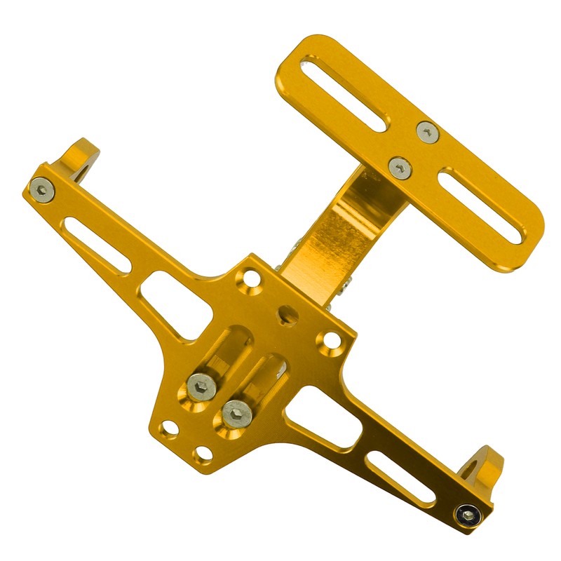 Motorcycle License Plate Bracket CNC Aluminium Alloy Universal Adjustable Motorcycle