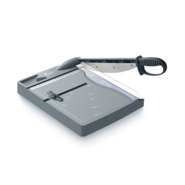 Firbon 12" Guillotine Paper Cutter, Heavy Duty 30-Sheet Capacity Trimmer for Cardstock, Photos, Scrapbooking, Office, Classroom, Studio (Gray)