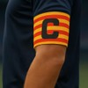 WISEPLAYERFC Senyera Fußball-Kapitänsbinde – Kapitänsbänder Katalonien für Erwachsene