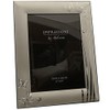 Two Tone Silver Plated Butterfly 7x5 Photo Frame