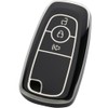 Tautrophen Key Fob Cover Fit for Ford 3 Button Edge