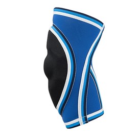 Rehband PRN Elbow Bandage, 1 Piece or 1 Pair, Elbow Pads, Handball Pad, Neoprene Elbow Pads for Handball and Volleyball, Colour: Blue, Size: M