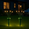 Mole Repellent with Swaying Lights Solar Powered 2 Pack -