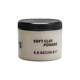 RUDY's Soft Clay Pomade - Lightweight and Pliable All Day Hold - Paraben Free - for Waves and Texture (4.8 oz)