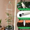 Garden Trellis for Climbing Plants, Rustproof Metal Pipe with Heavy