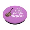 Banjo Player Gift - Eat Sleep Banjo Repeat - Purple