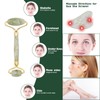 Gua Sha Stone & Jade Roller Gift Set, Anti-aging Natural