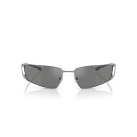 ARNETTE Men's An3093 The Junction Sunglasses, Gunmetal/Grey Mirrored Silver, 64 mm