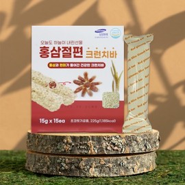 OTMARTFOOD Red ginseng sliced ​​crunchy bar 15g x 15 x 2