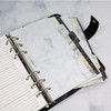 Filofax B132676, 6-Tab Index Organizer Refill, Personal Size, Marble Design,