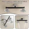 Beiyi Dual Shower Head Adapter Build-in Shut Off Valve for