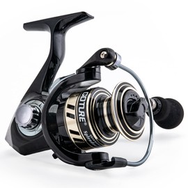 Goture Freshwater Spinning Fishing Reel - Ultralight Spinning Reels, High Speed 5.2:1 Ultra Smooth Fishing Reels 3000 Series, Gold