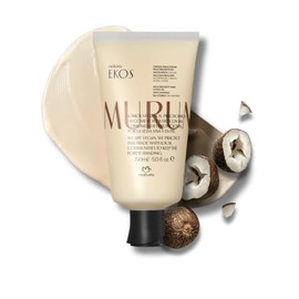 Ekos Murumuru Anti Damage Leave In 5 fl oz (150 ml) Reconstruye la fibra capilar, reduce el frizz, desenreda y repara las puntas abiertas, vegano, no probado en animales, unisex, para cabello con