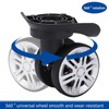 Suitcase Casters, 1 Pair Suitcase SwivelCasters Repalcement Double Row Wheels
