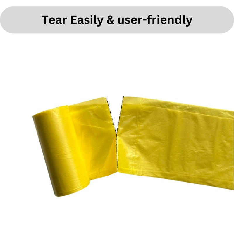 KORBINO Trash Bags 120 Pack - 6 Rolls Trash Bags
