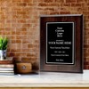 Signs ByLITA Custom Logo Wooden Award Plaque | Easel Mount