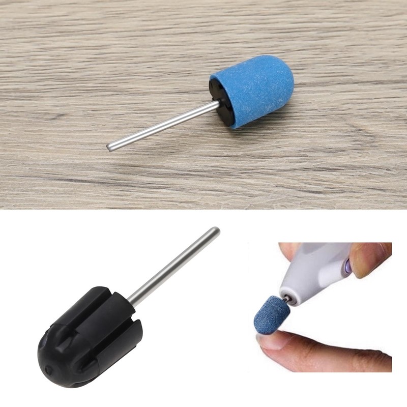eMagTech 11pcs Sanding Cap Polisher Manicure Tools Frosted Cap Sand