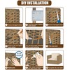 Laphivieh 120 Ft Wicker Repair Kit, Plastic Wicker Repair Supplies,