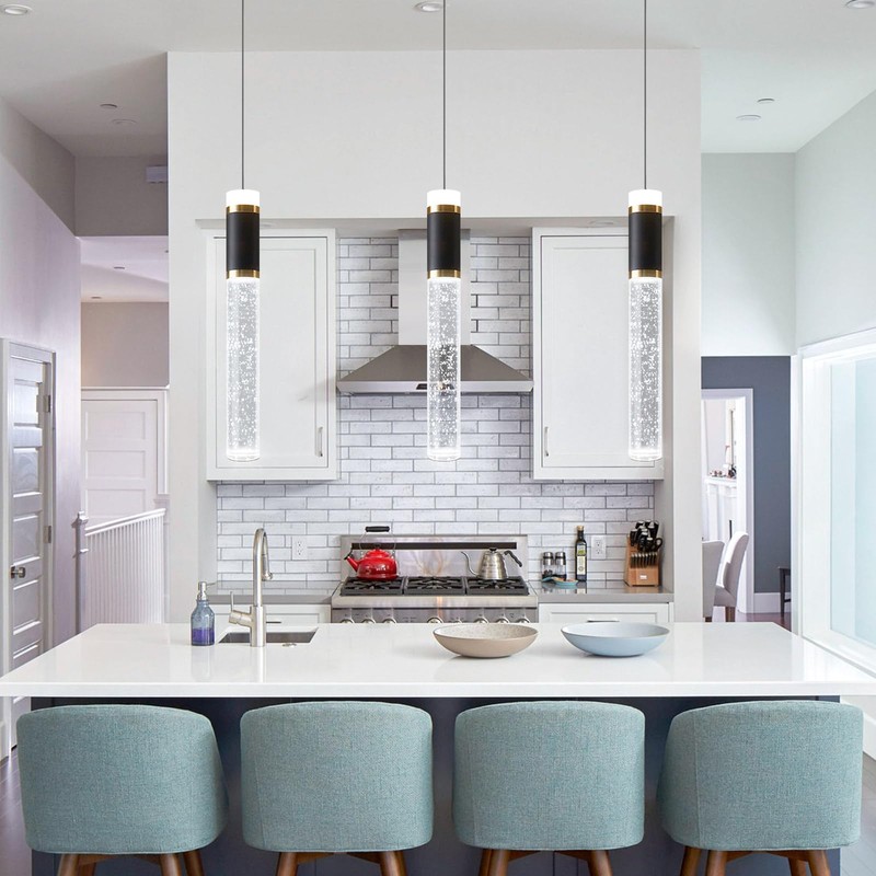 Modern Chandeliers Kitchen Island Pendant Lighting LED Dimmable Lights Hanging
