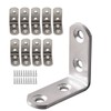 Derbway 10 pieces stainless steel corner code, angle brackets, stainless