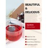 TeeLux Hibiscus Tea Loose Leaf, Dried Hibiscus Flowers Herbal Tea,