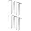 Connex LOR78835 Metal Tent Pegs 10 cm Galvanised Pack of