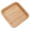 Wood Salad Bowl Square Thicked Simple Food Rice Salad Bowl
