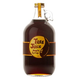 Tree Juice 100% Pure Grade A Maple Syrup | All Natural, Non GMO, Vegan, Gluten Free, Vegetarian, Paleo | 1/2 Gallon Jug