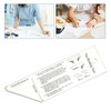 Acrylic Quilt Binding Tool Template Handy Measurement Ruler Binding Ruler