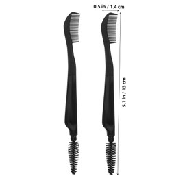 BIUDECO Dense Lash Comb Eyebrow Brush Set 10pcs Makeup Tool for Smooth Lash Separation and Brow Grooming