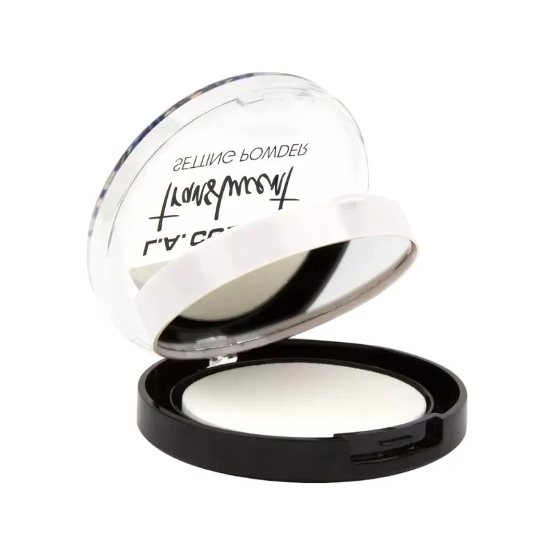 Polvo Traslúcido L.a Colors Control De Brillo Acabado Mate