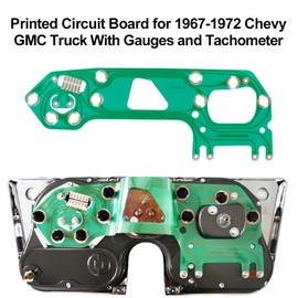 BENET Printed Circuit Board Replacement for Chevy GMC Truck 1967-1972 with Gauges and Tachometer