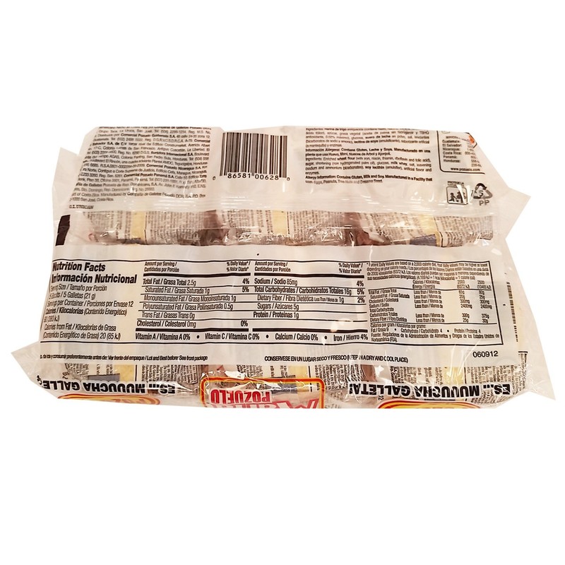 Maria Cookies By Pozuelo (Galletas Maria) 2 Pack (24 Units