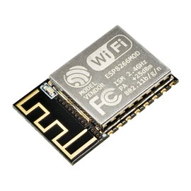TECNOIOT Esp8266 Esp-12S Port Series Wireless WiFi Remote Transceiver Module + Extension Plate Pack of 2