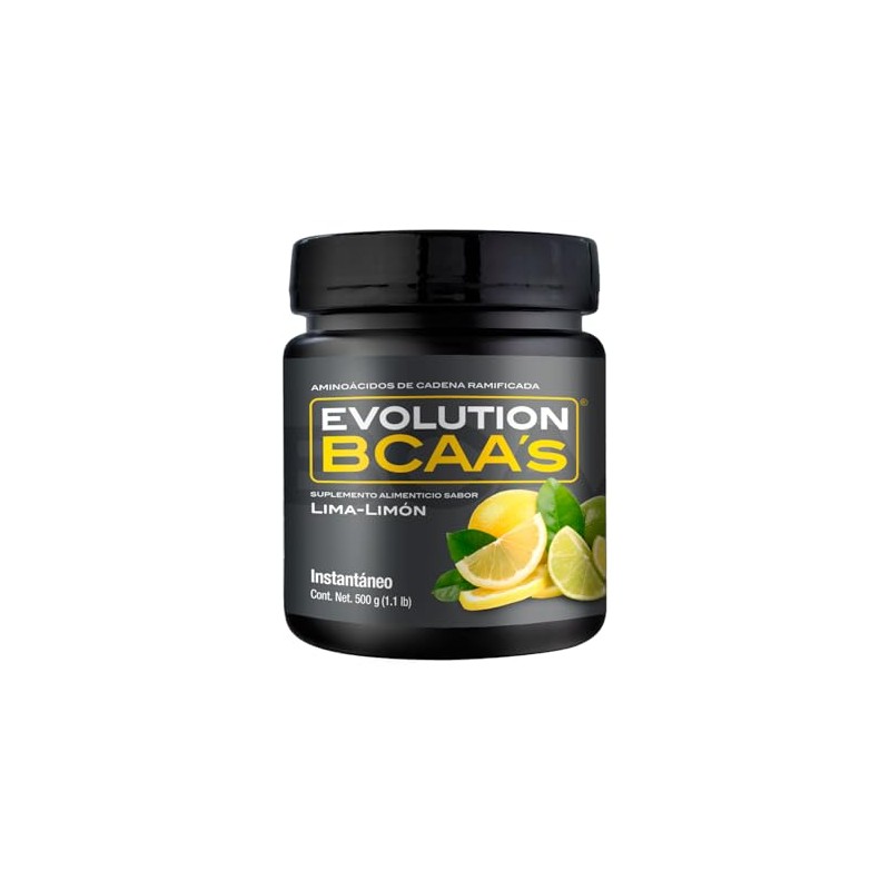 EVOLUTION, Aminoácidos BCAA, Suplemento Alimenticio, Leucina, Sin Gluten, Pre Workout,
