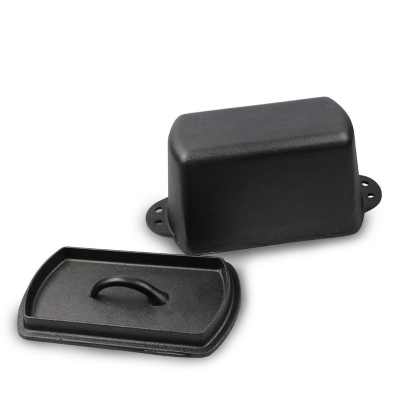 JINYEZI Cast Iron Bread Loaf Pan with Lid - 10x4.7
