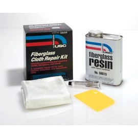 USC Premium Fiberglass Cloth & Resin Repair Kit